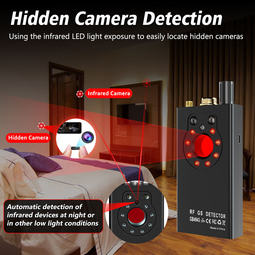 Hawkspy K19 Multi-Mode Wireless Signal Detector – Enhanced Privacy Security Device