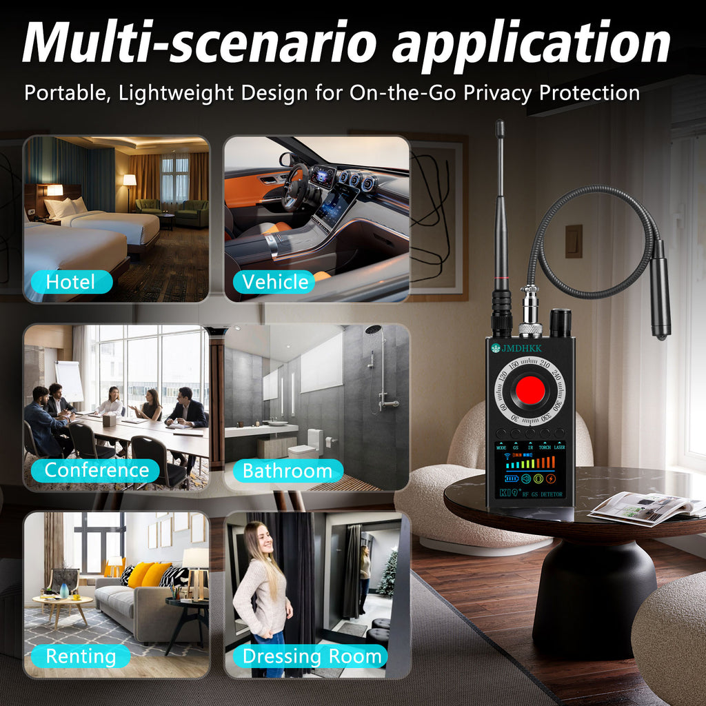 Hawkspy K19 Multi-Mode Wireless Signal Detector – Enhanced Privacy Security Device