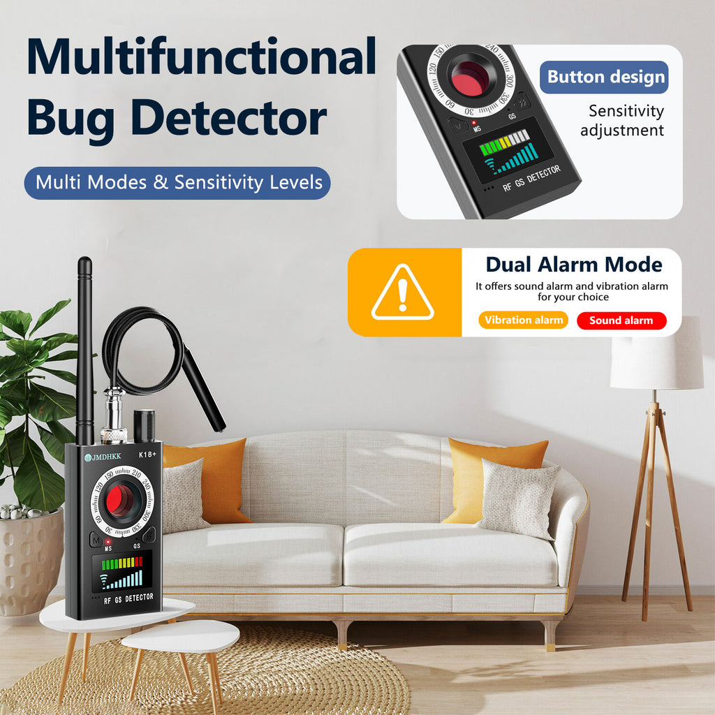 Hawkspy K18 Privacy Protection Device – Wireless Signal Scanner & RF Camera Finder